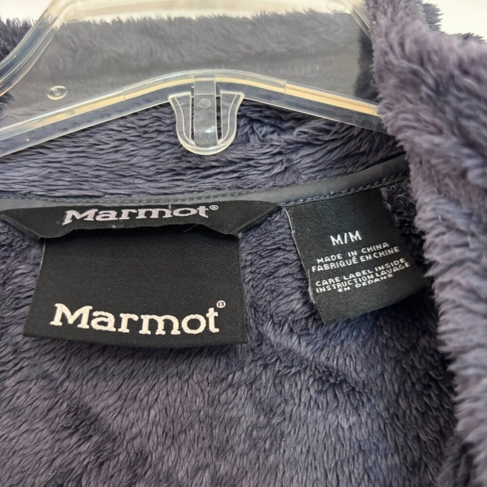 Marmot Dark Gray Fleece Full Zip Jacket - Picture 5 of 9